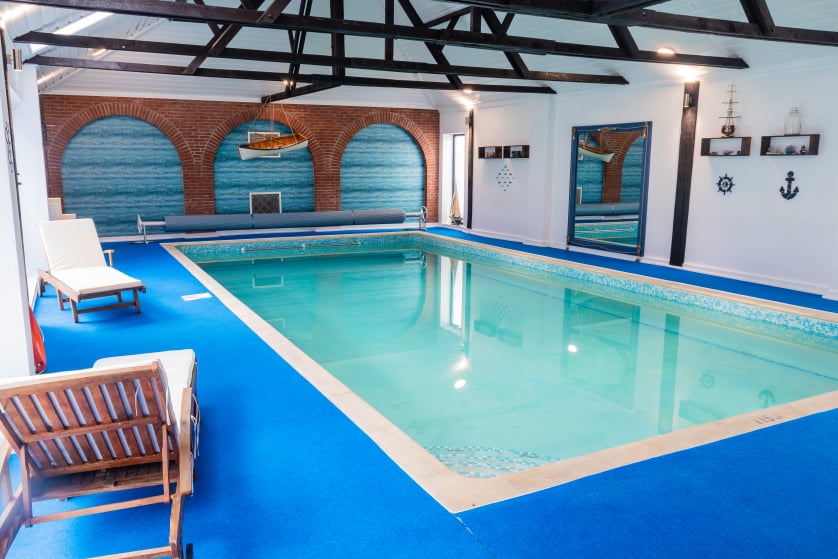 Indoor pool loungers